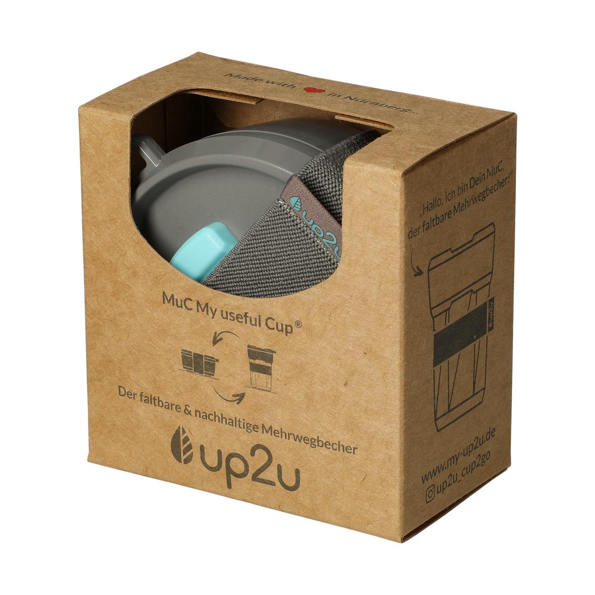 Faltbarer Kaffeebecher MuC "up2u" 0,35 l