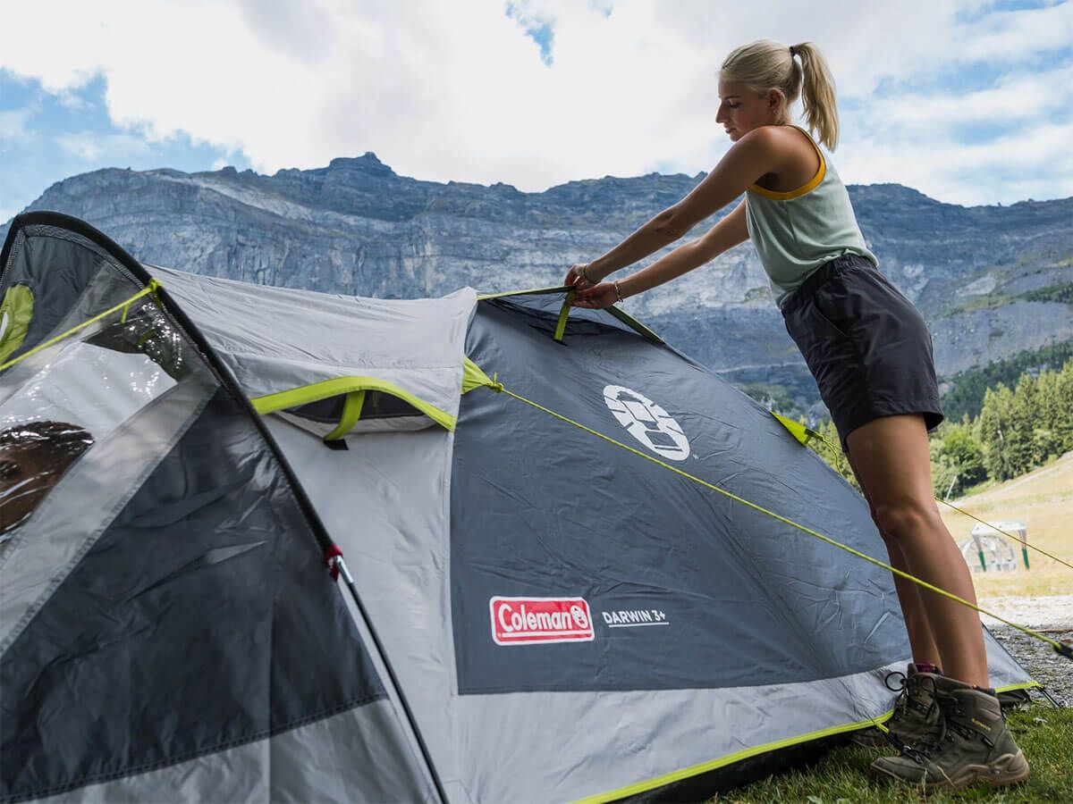 Coleman Darwin 3+ Plus Zelt - Kuppelzelt für 3 Personen