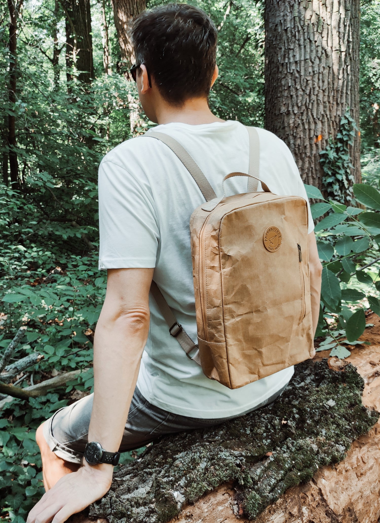 Aus Papier: Paperbourne nachhaltiger Papier Rucksack für Herren