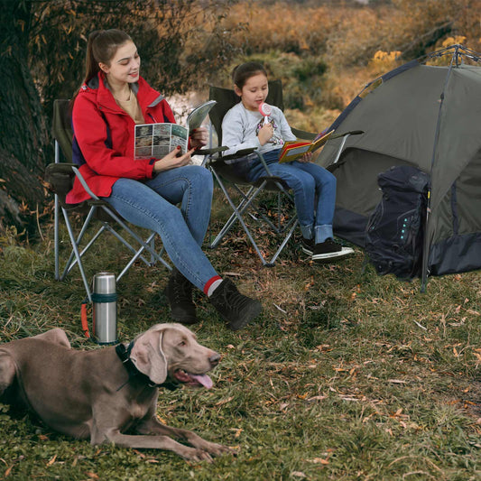 Campingstühle 2er Set bis 120 kg belastbar - Outdoorbird