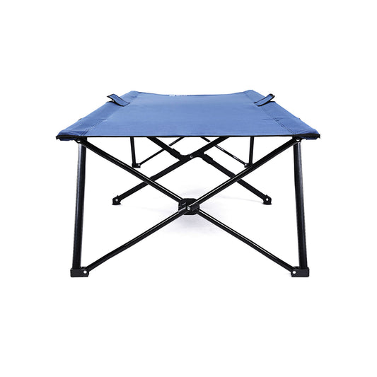 Hochbelastbares Campingbett Blau - Outdoorbird