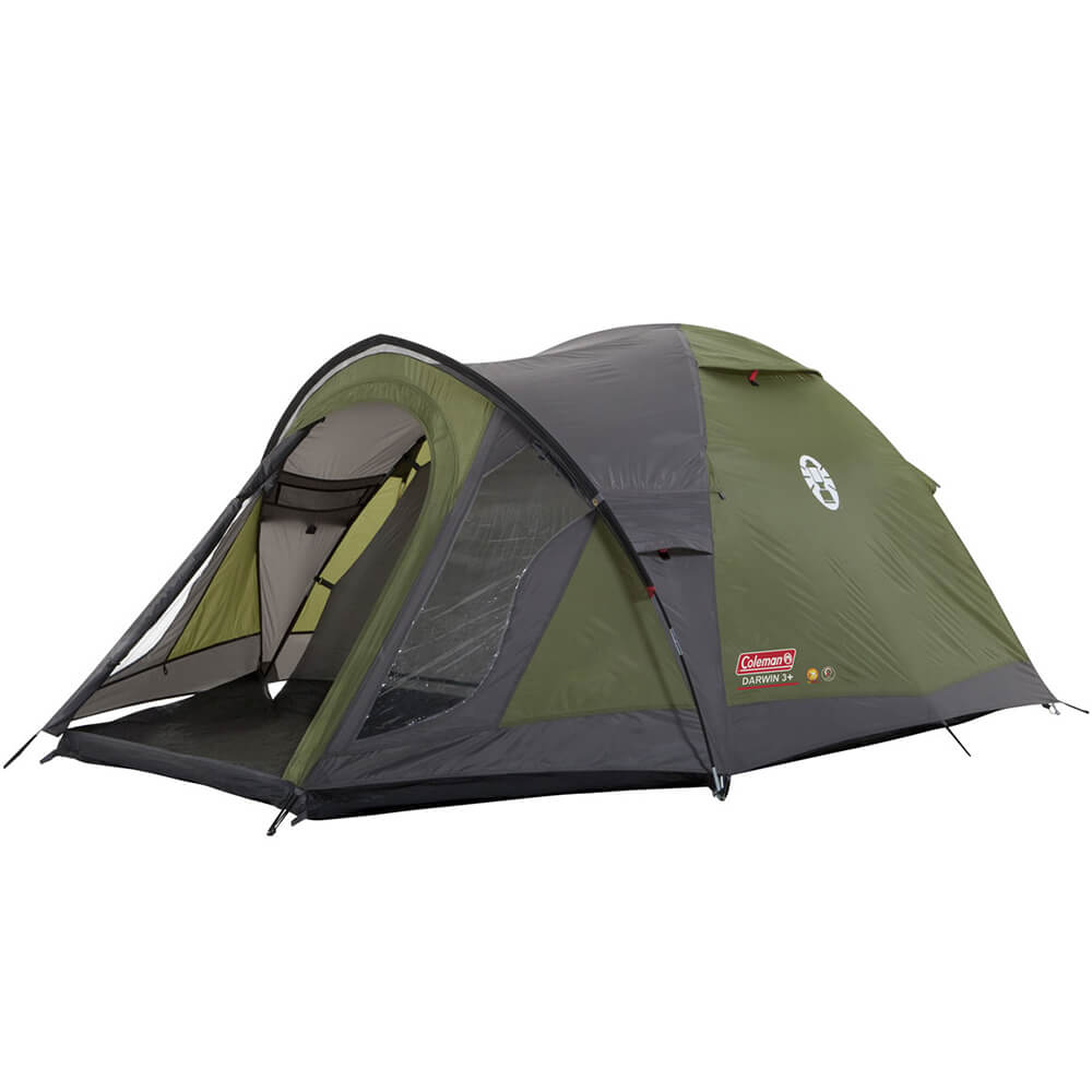 zelt 3 kabinen Coleman Darwin 3+ Plus, Kuppelzelt für 3 Personen – Outdoorbird