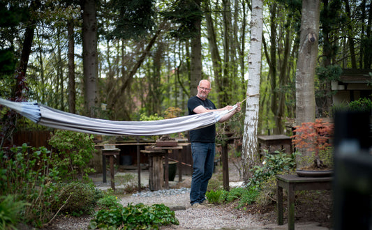 Hängematte 'Stripes' Silver - Tropilex