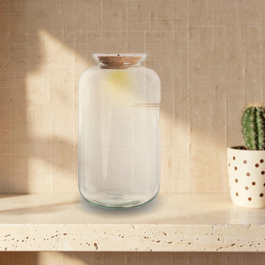 Flaschengarten-Glas „Sven XXL“ mit LED-Korken – leer (43 cm) - Urban Jungle