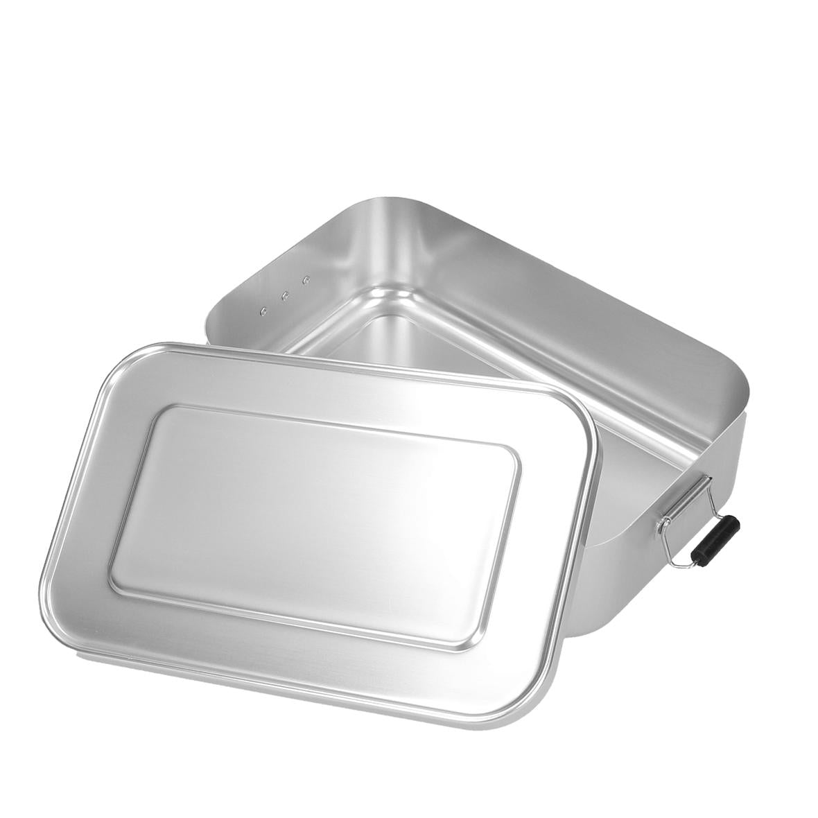 Große Aluminium Brot- und Lunch-Box 24 cm