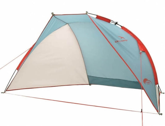 Easy Camp Bay Strandmuschel 220x115cm, rot-blau