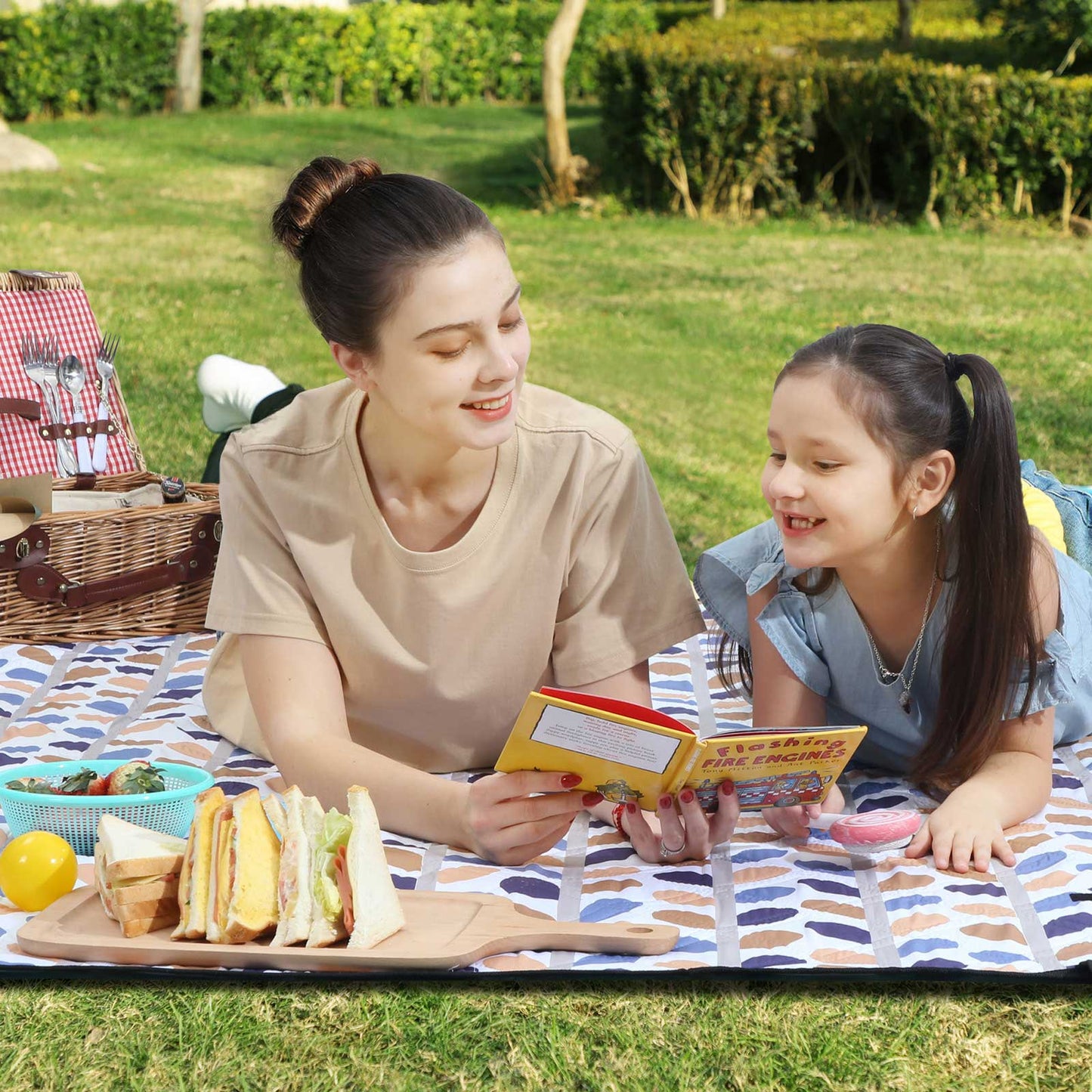 Picknickdecke Bunte Blätter