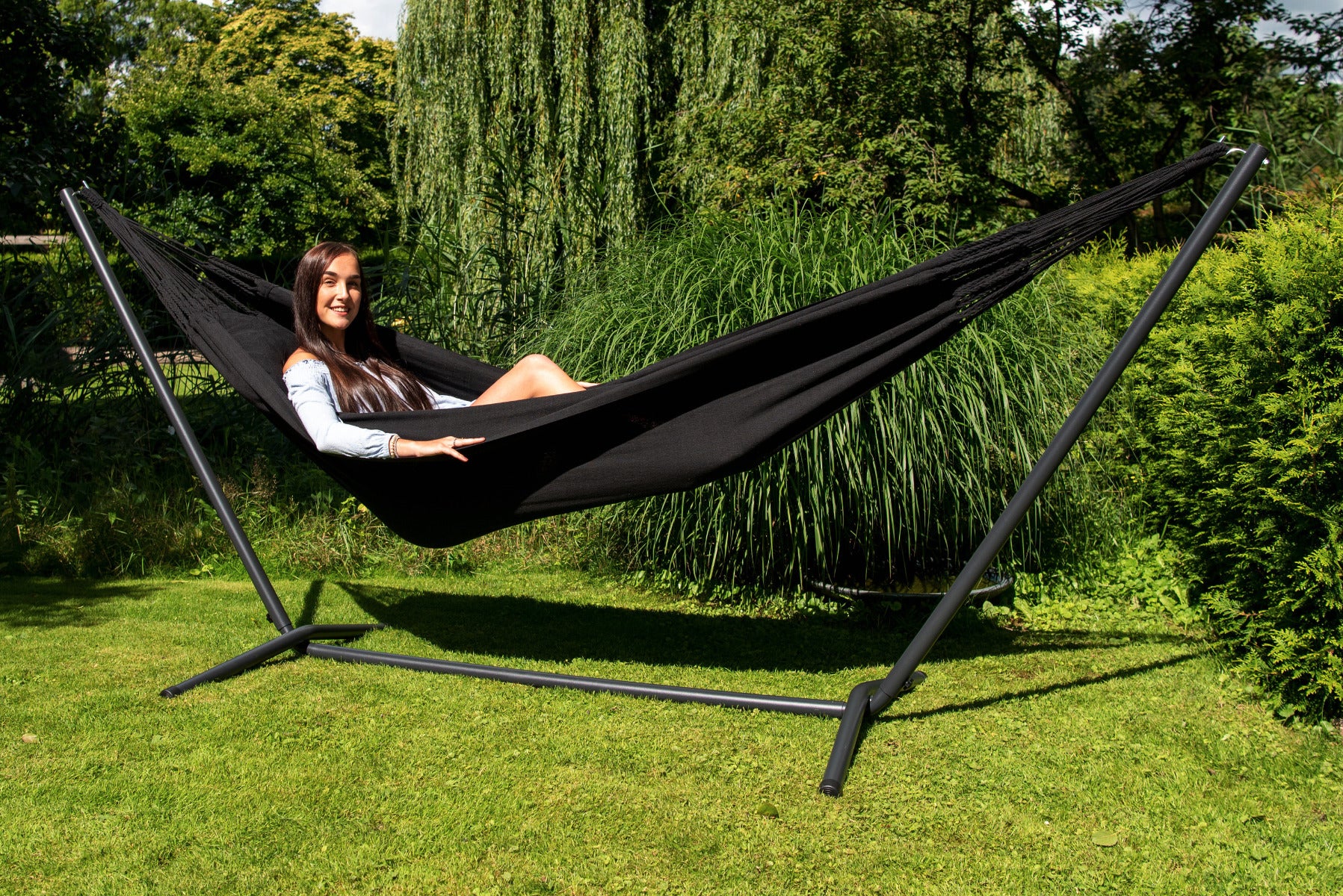 Hängematte 'Classic' Schwarz – Outdoorbird