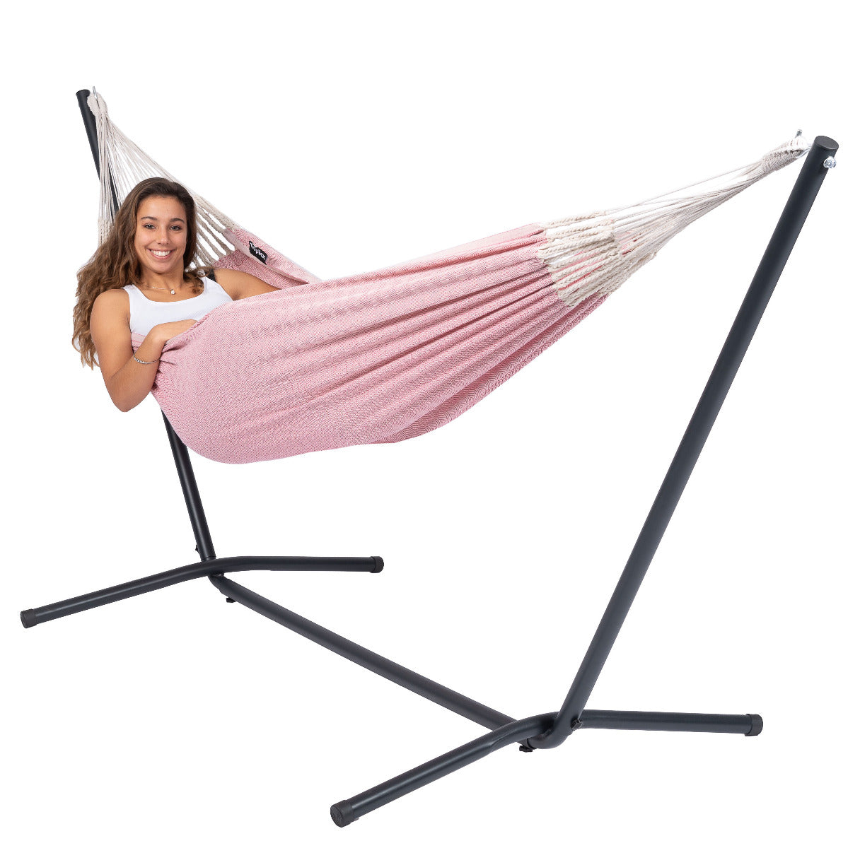 Hängematte 'Natural' Pink – Outdoorbird