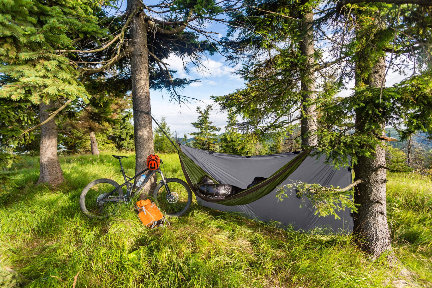 Travel Hängematte 'Outdoor' Army – Outdoorbird