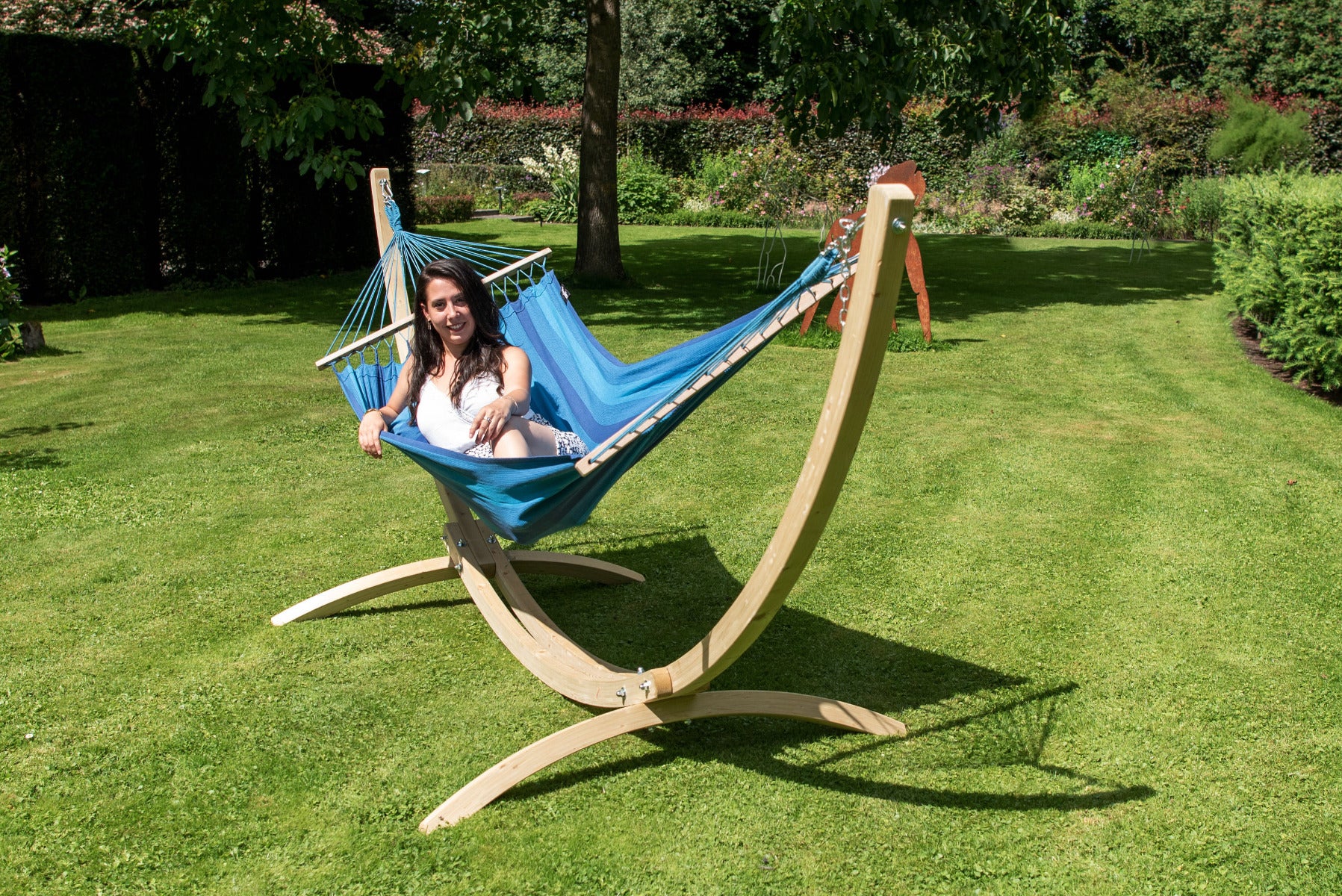 relaxen hängematte Hängematte 'Relax' Blau – Outdoorbird